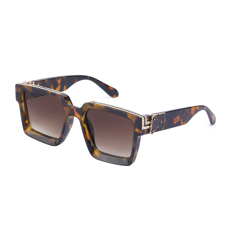 Teresa Rhinestone Square Sunglasses for Women and Men