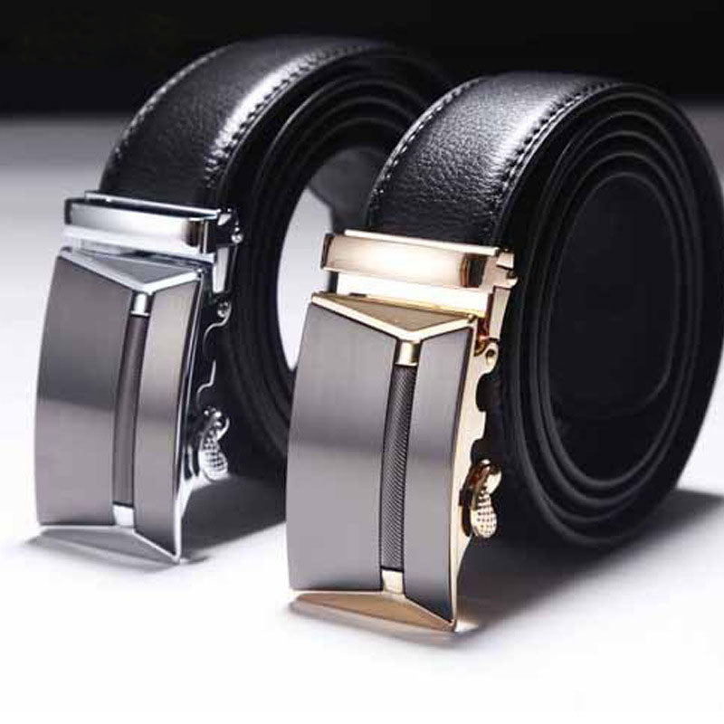 Lamberto Leather Automatic Ratchet Belt for Men