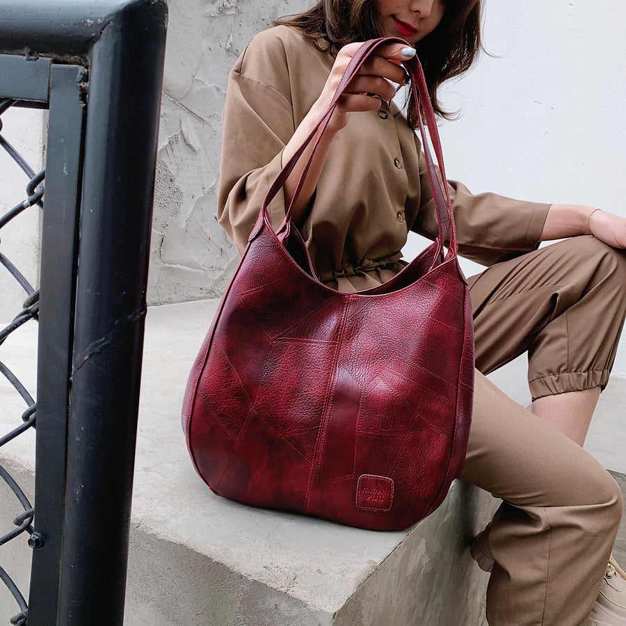 Clarissa Vintage Slouchy Hobo Shoulder Bag for Women