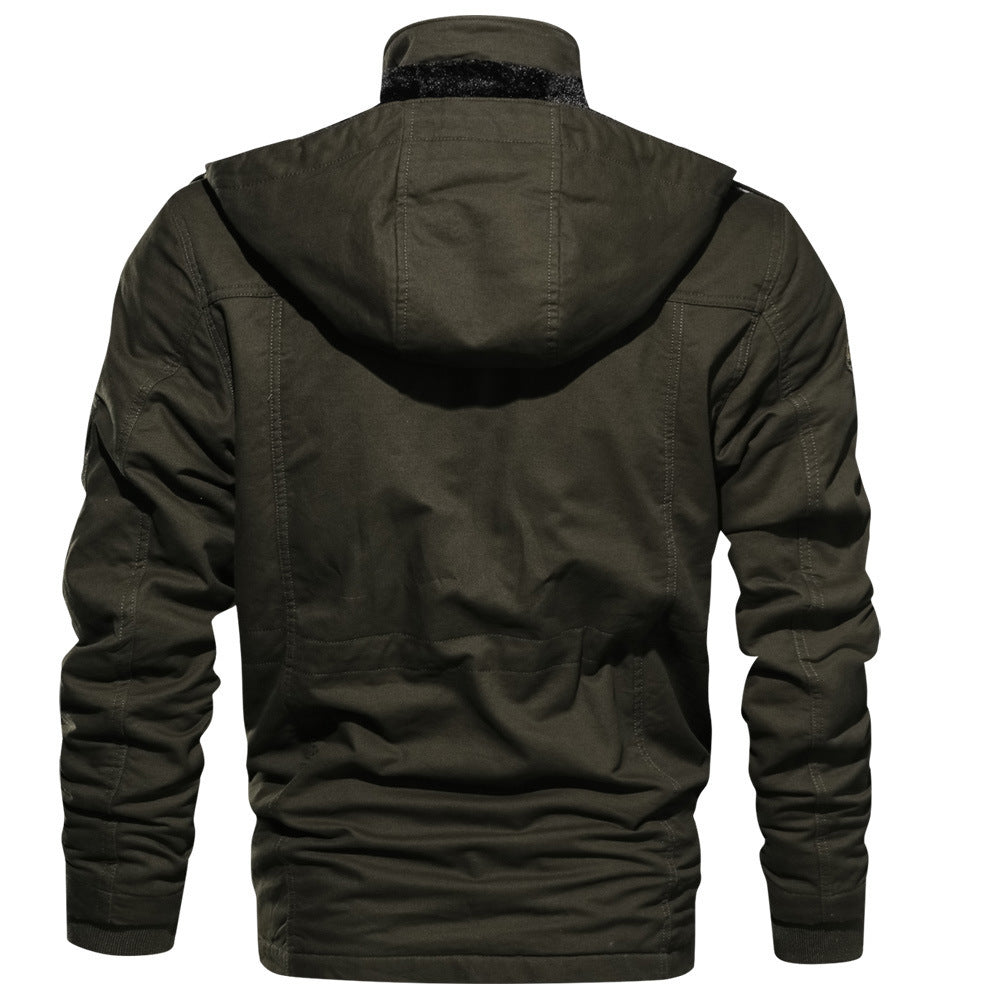 Romeo military jacket, Army Green, back