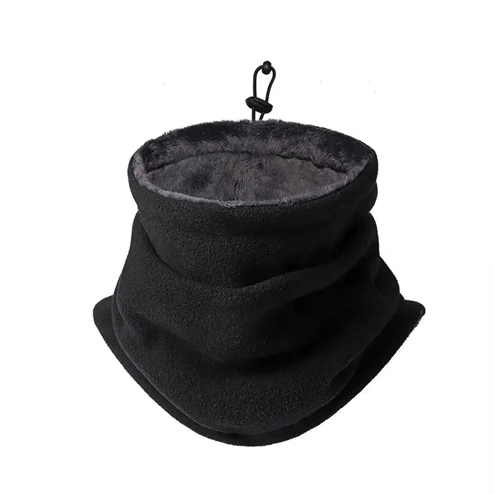 Guido fleece lined neck gaiter in Black