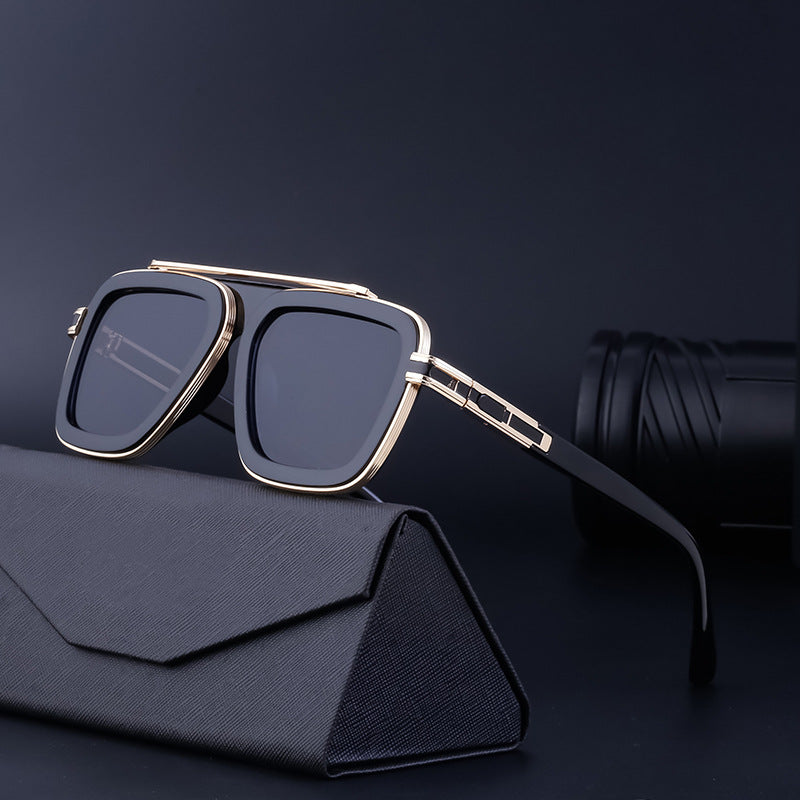 Fulvio Retro Square Sunglasses for Men and Women