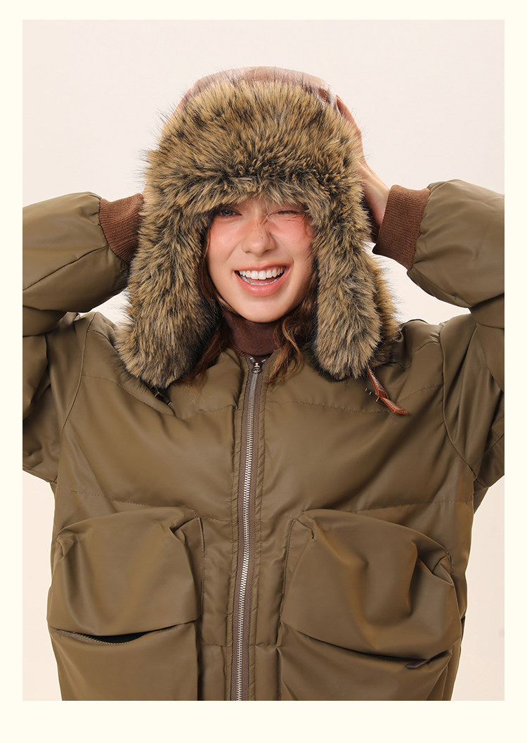 Simonetta Trapper Hat with Ear Flaps for Women