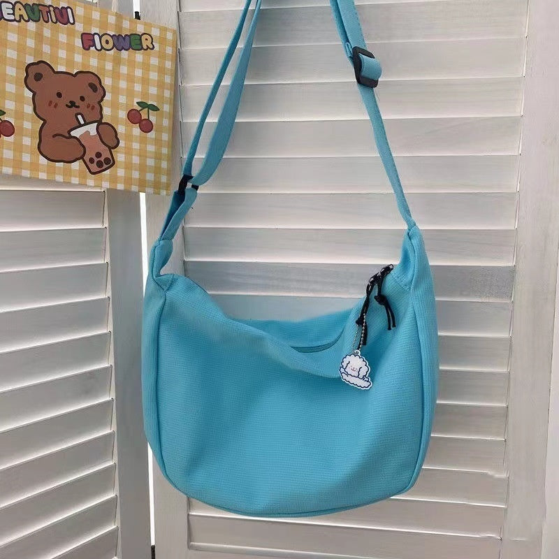 Bettina Waffle Weave Dumpling Crossbody Bag for Women