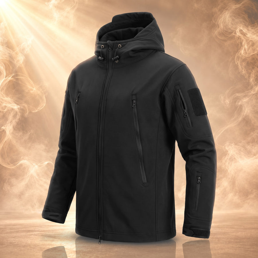 Vasco Hooded Windproof Soft Shell Jacket for Men