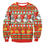 Red Santa Fair Isle