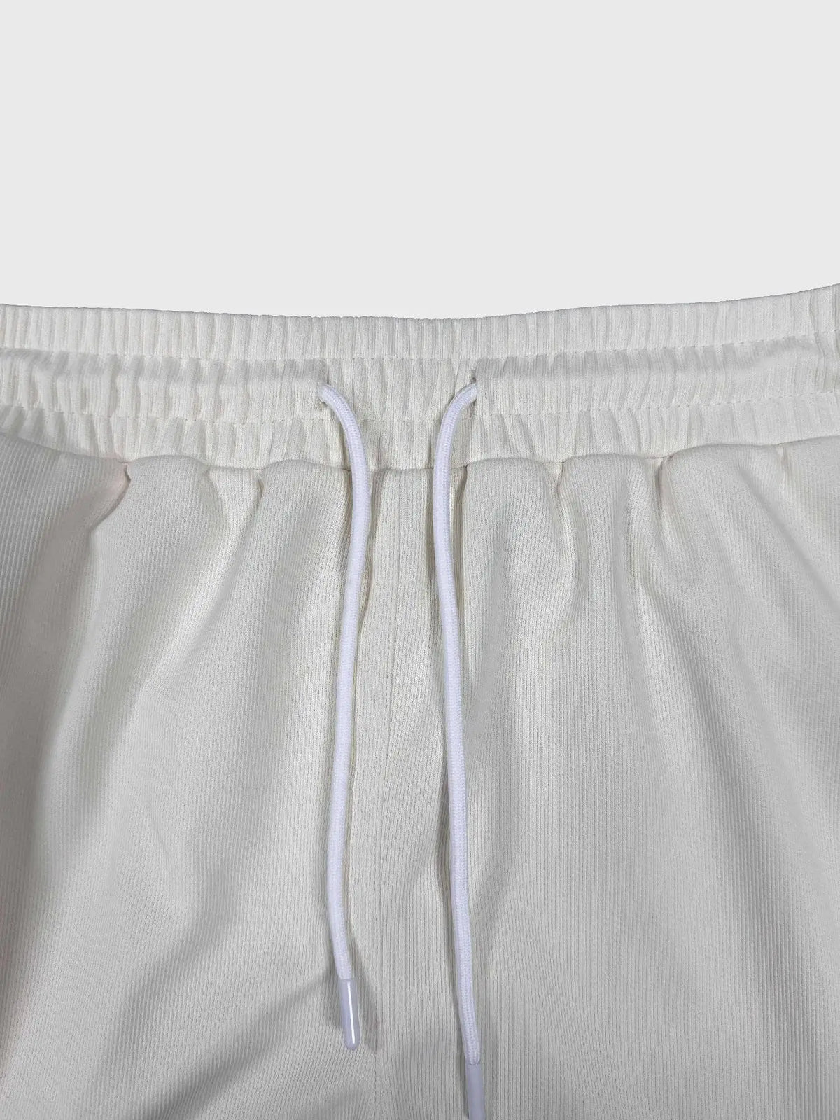 Enrico jogger sweatpants, drawstring waistband close-up