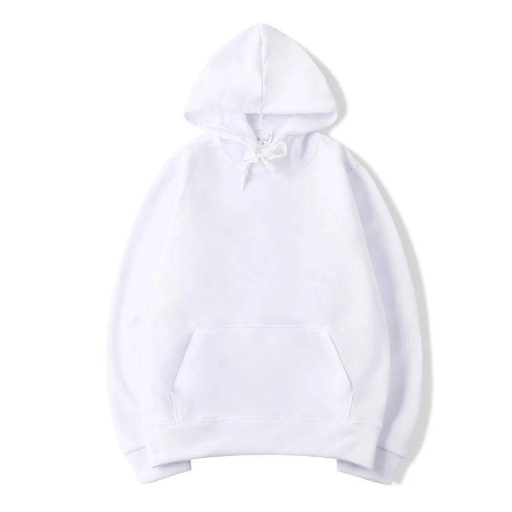 Alessio Classic Pullover Hoodie for Men in white