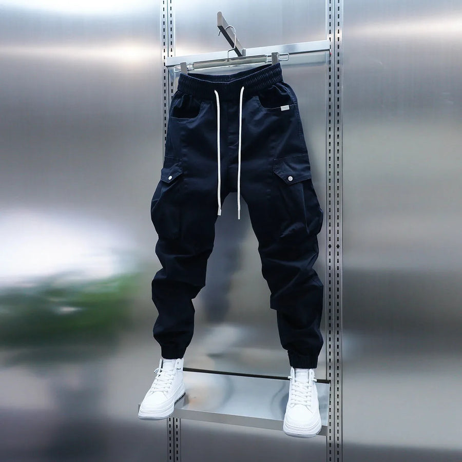 Tullio Cotton Cargo Jogger Sweatpants for Men