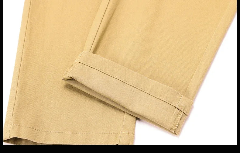Luciano Stretch Cotton Slim Straight Chino Pants for Men - alternate view