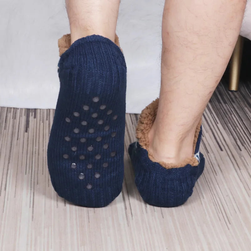 Celeste Fleece Lined Non-Slip Slipper Socks for Women and Men