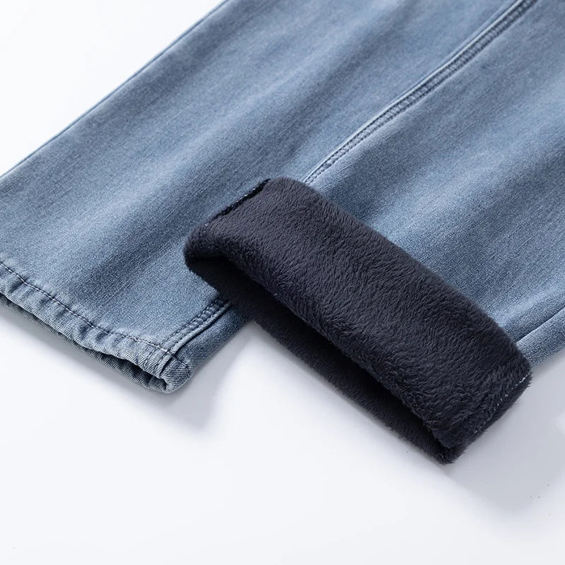 Leone Straight Leg Stretch Jeans for Men - alternate view