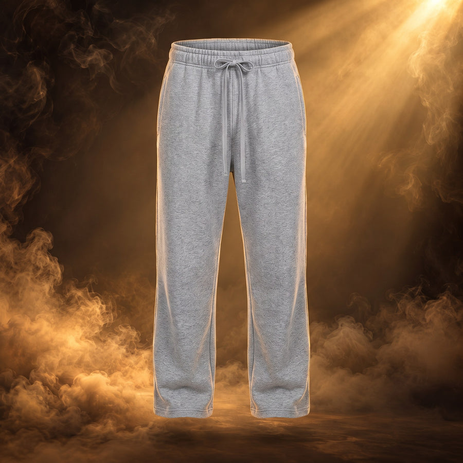 Alberto Cotton Wide-Leg Straight Sweatpants for Men