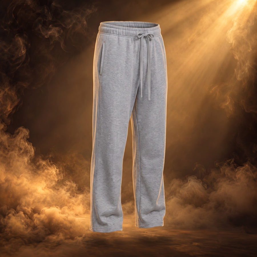 Alberto Cotton Wide-Leg Straight Sweatpants for Men
