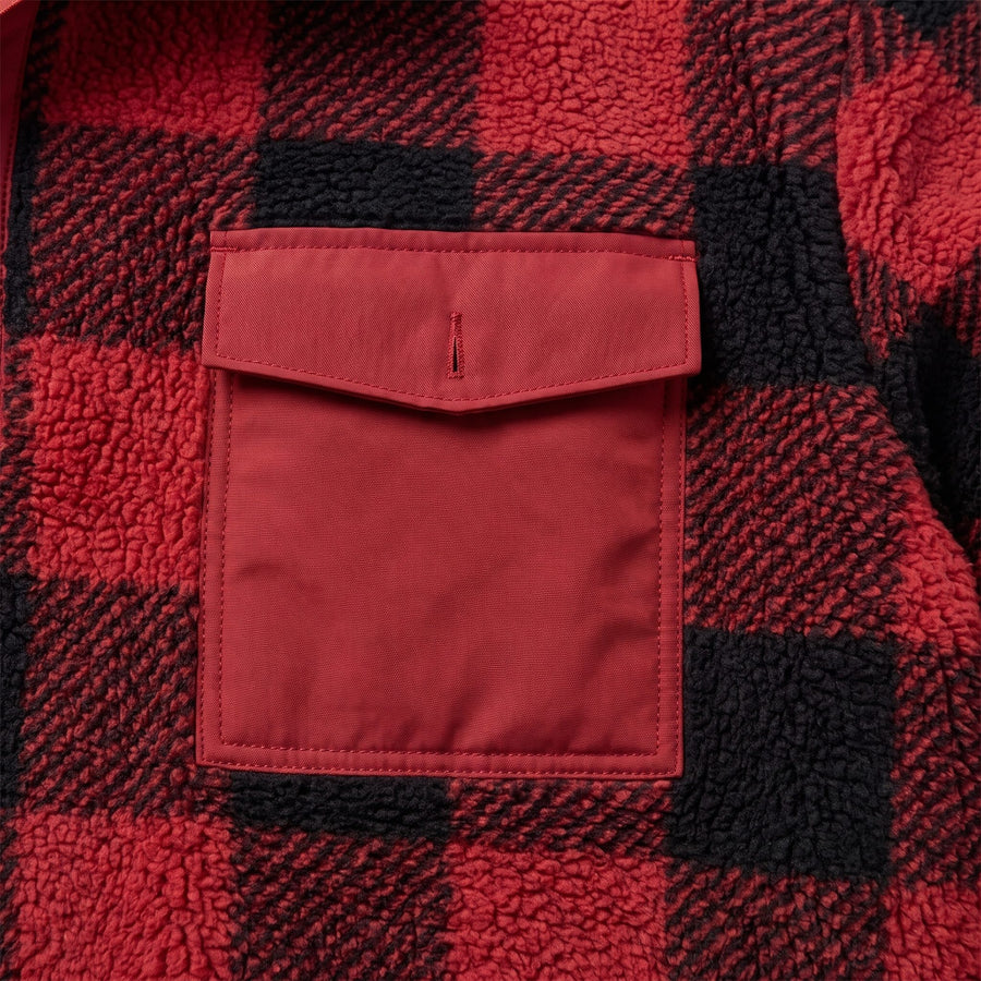 Alonzo Sherpa Fleece Stand Collar Pullover for Men