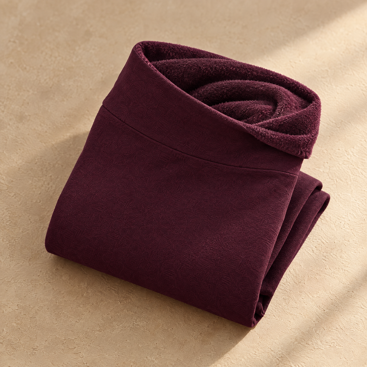 Aurora High Waisted Fleece Lined Leggings for Women - Same color inside.