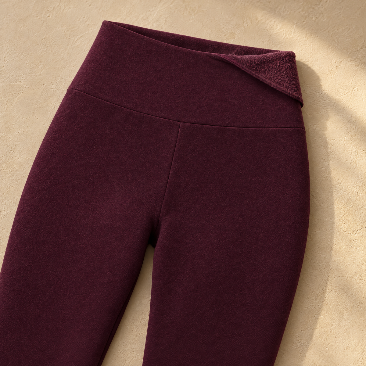 Aurora High Waisted Fleece Lined Leggings for Women - Wide and high.