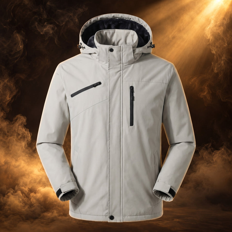 Sebastiano Waterproof Hooded Windbreaker Jacket for Men