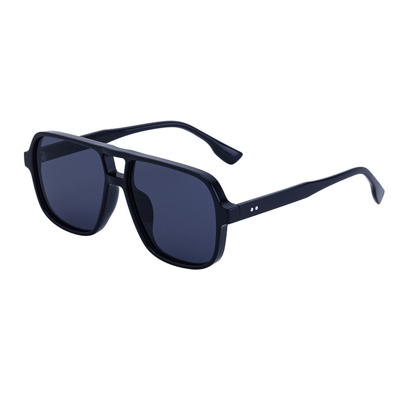 Dionisio Double Bridge Square Aviator Sunglasses for Men and Women