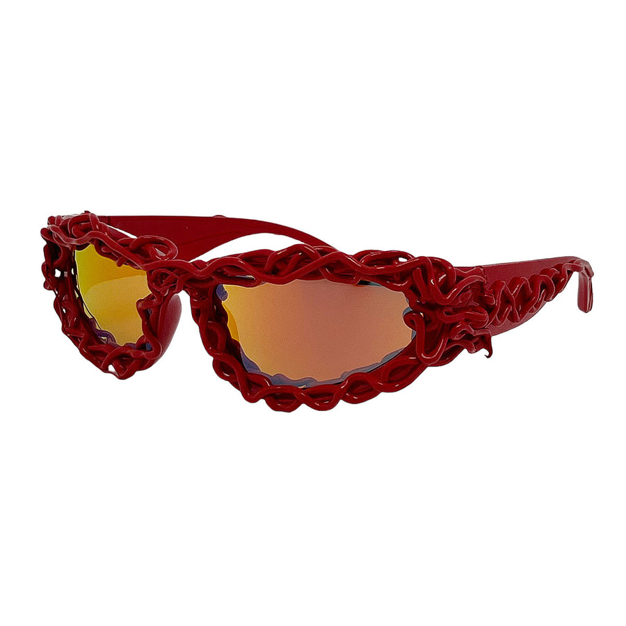 Cirillo Sculpted Wraparound Sunglasses for Men and Women