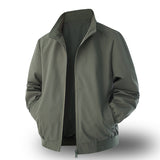 Army Green Stand Collar