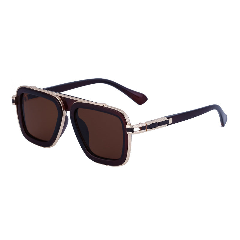 Fulvio Retro Square Sunglasses for Men and Women