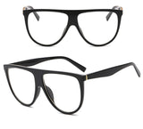 Black Frame Clear Lens