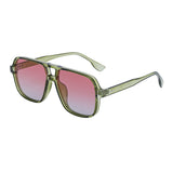 Green Frame Pink Lens