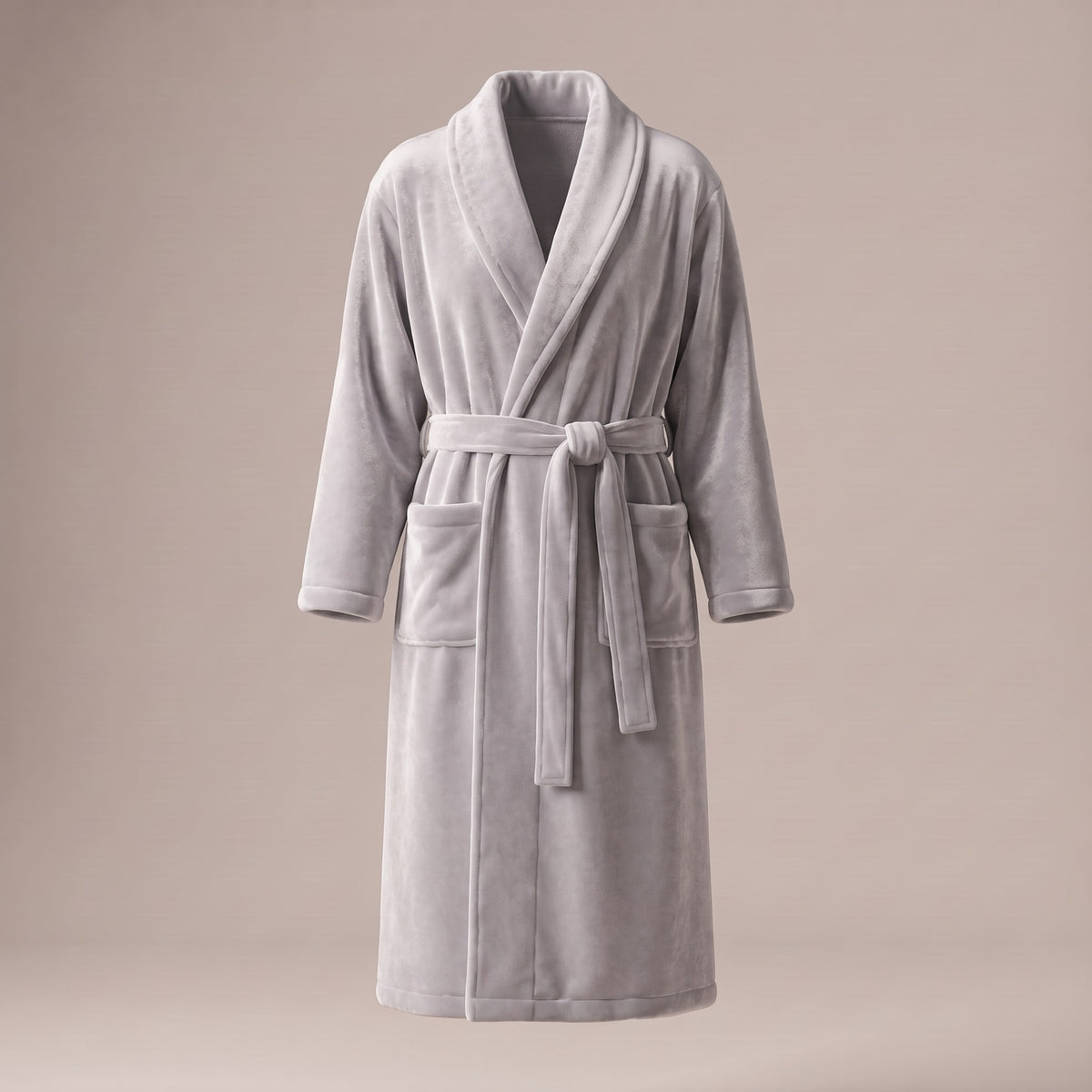 Elodie bathrobe, Women's Gray, front