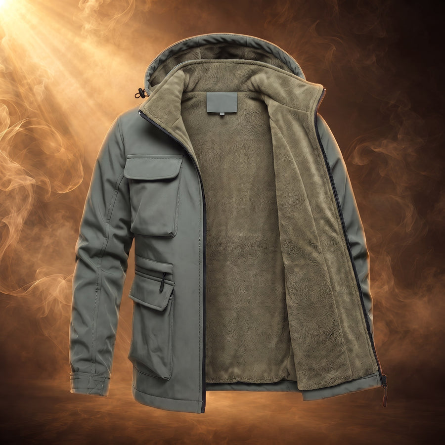 Severino Fleece-Lined Waterproof Jacket and Pants Set for Men