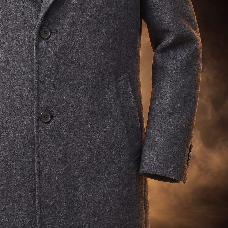 Oscar Big and Tall Wool Overcoat for Men