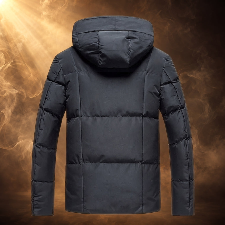 Nestor Hooded Quilted Puffer Jacket for Men