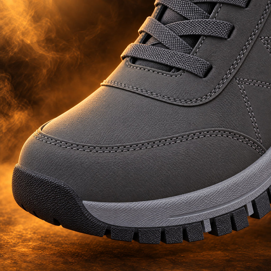 Fabrizio Plush Lined Lace Up Snow Boots for Men
