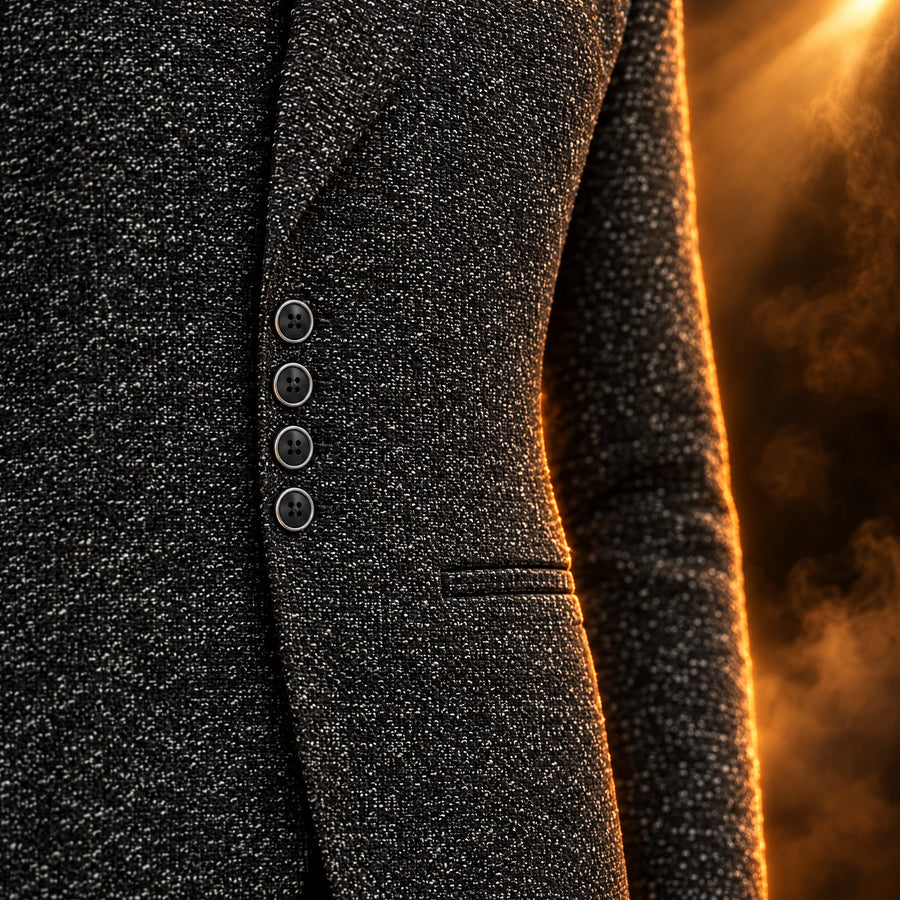 Giacomo Mandarin Collar Slim Fit Blazer for Men