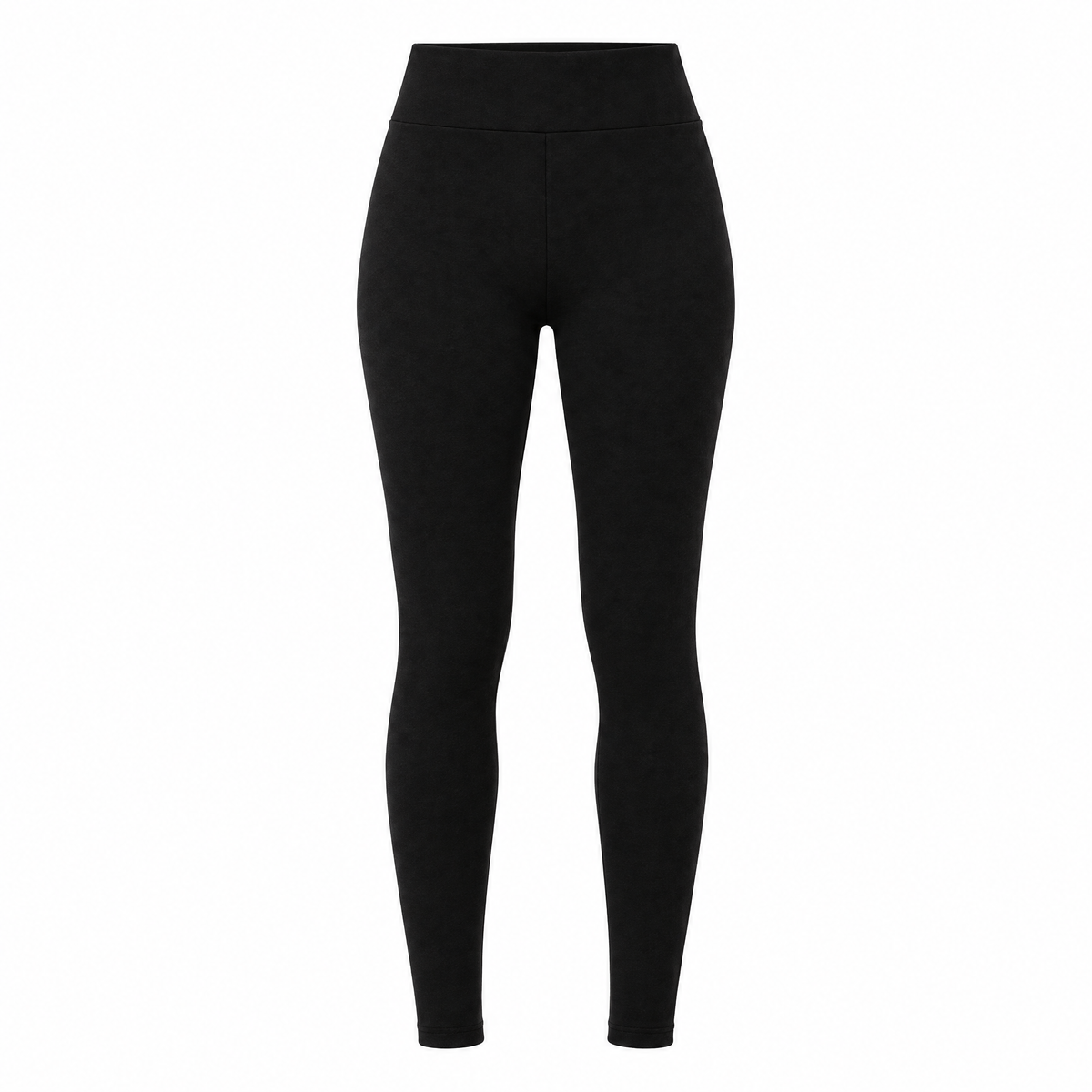 Giulia fleece lined leggings in black on a white background