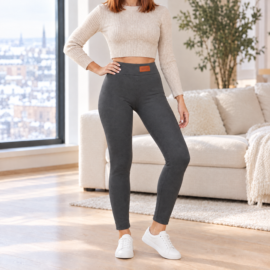 Gray Letter Print