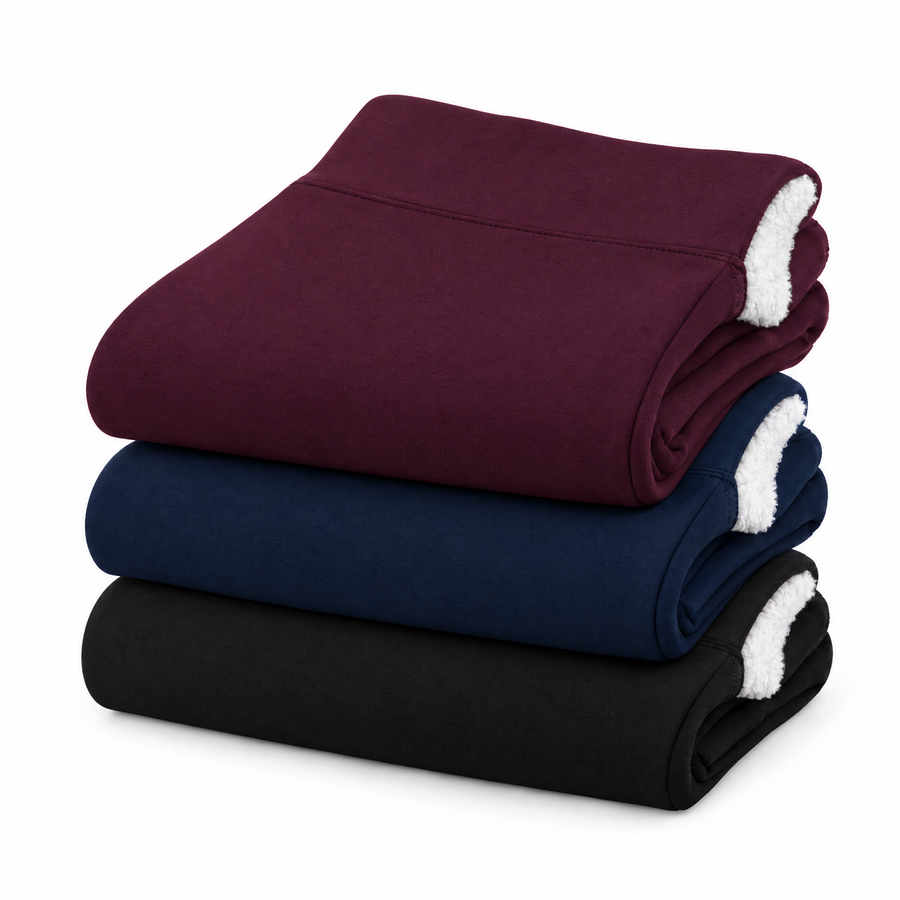 Mirabel Plus Size High Waisted Fleece Lined Leggings for Women