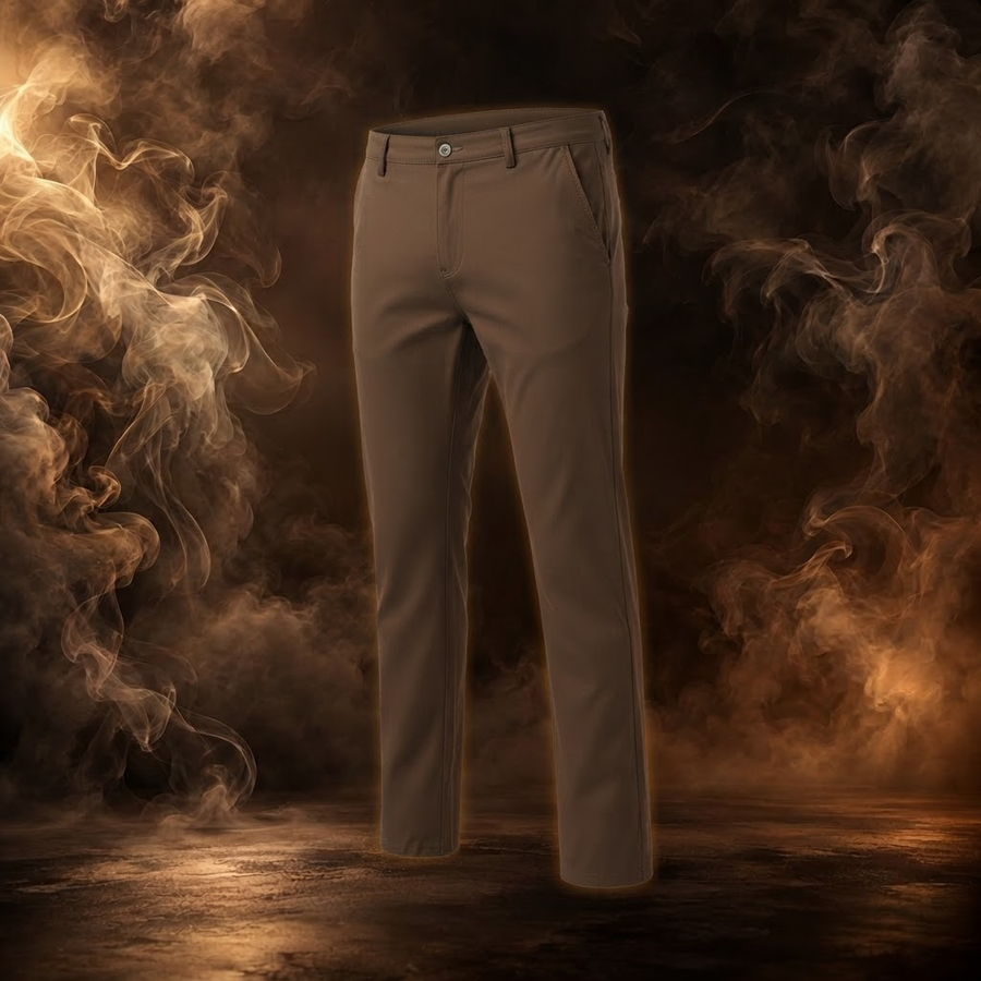 Luciano Stretch Cotton Slim Straight Chino Pants for Men