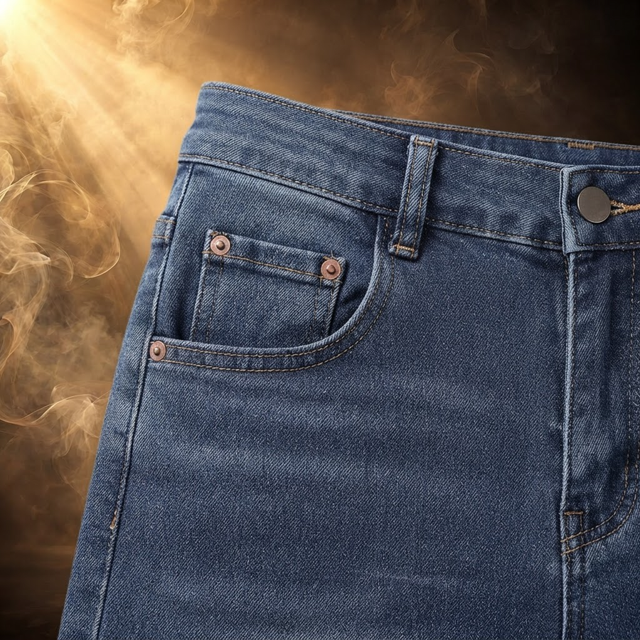 Leone Straight Leg Stretch Jeans for Men