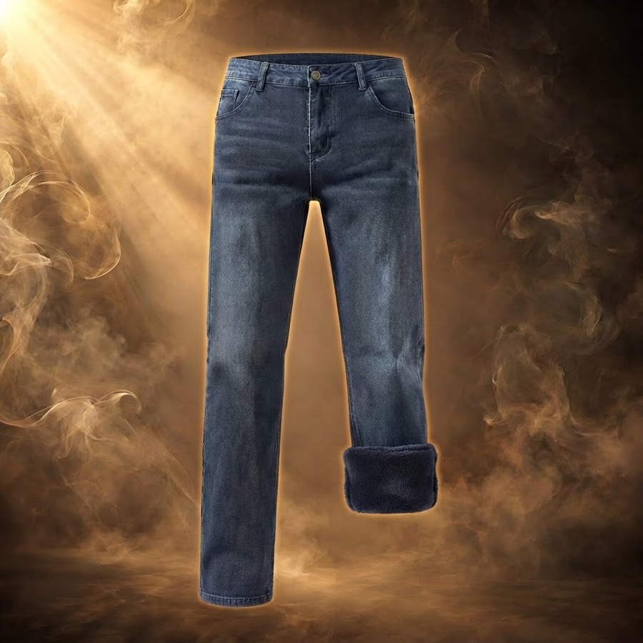 Leone Straight Leg Stretch Jeans for Men