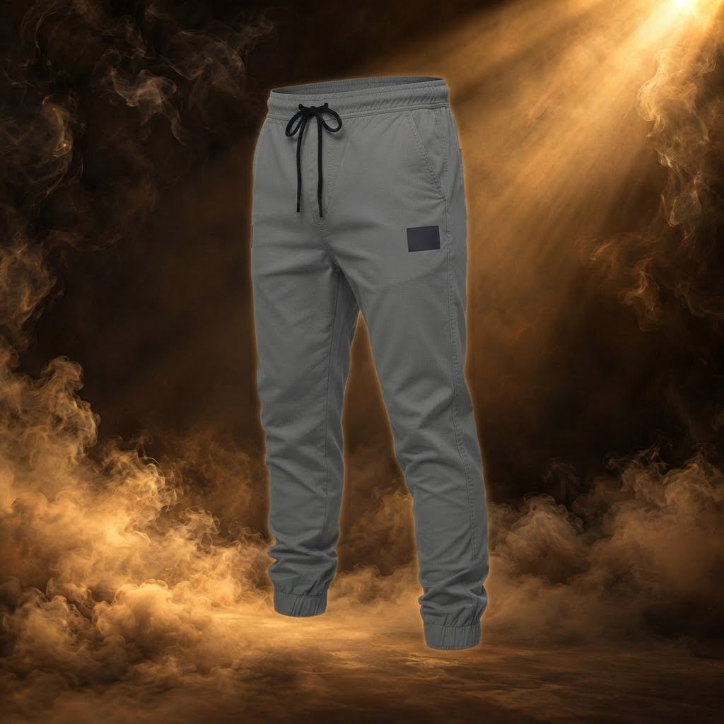 Raimondo Slim Drawstring Jogger Pants for Men - side view