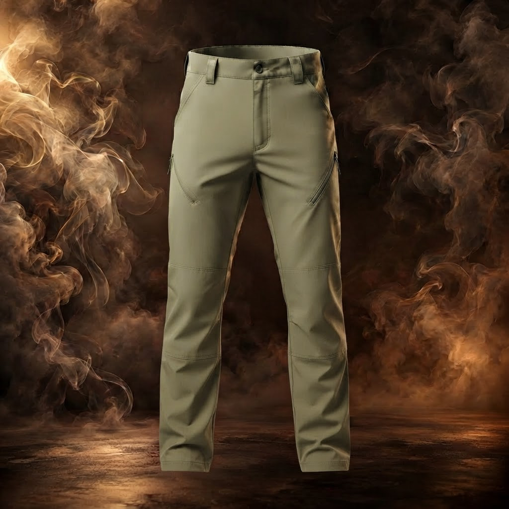 Silvano Waterproof Tactical Cargo Pants for Men - Army Green