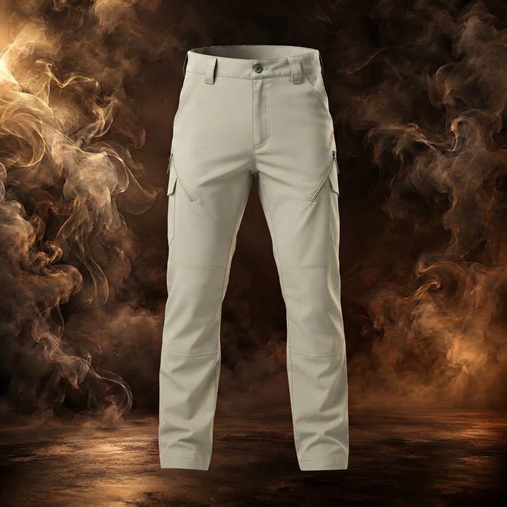 Silvano Waterproof Tactical Cargo Pants for Men - Beige