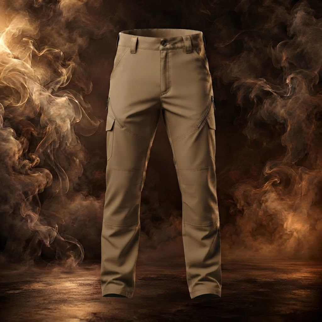 Silvano Waterproof Tactical Cargo Pants for Men - Brown