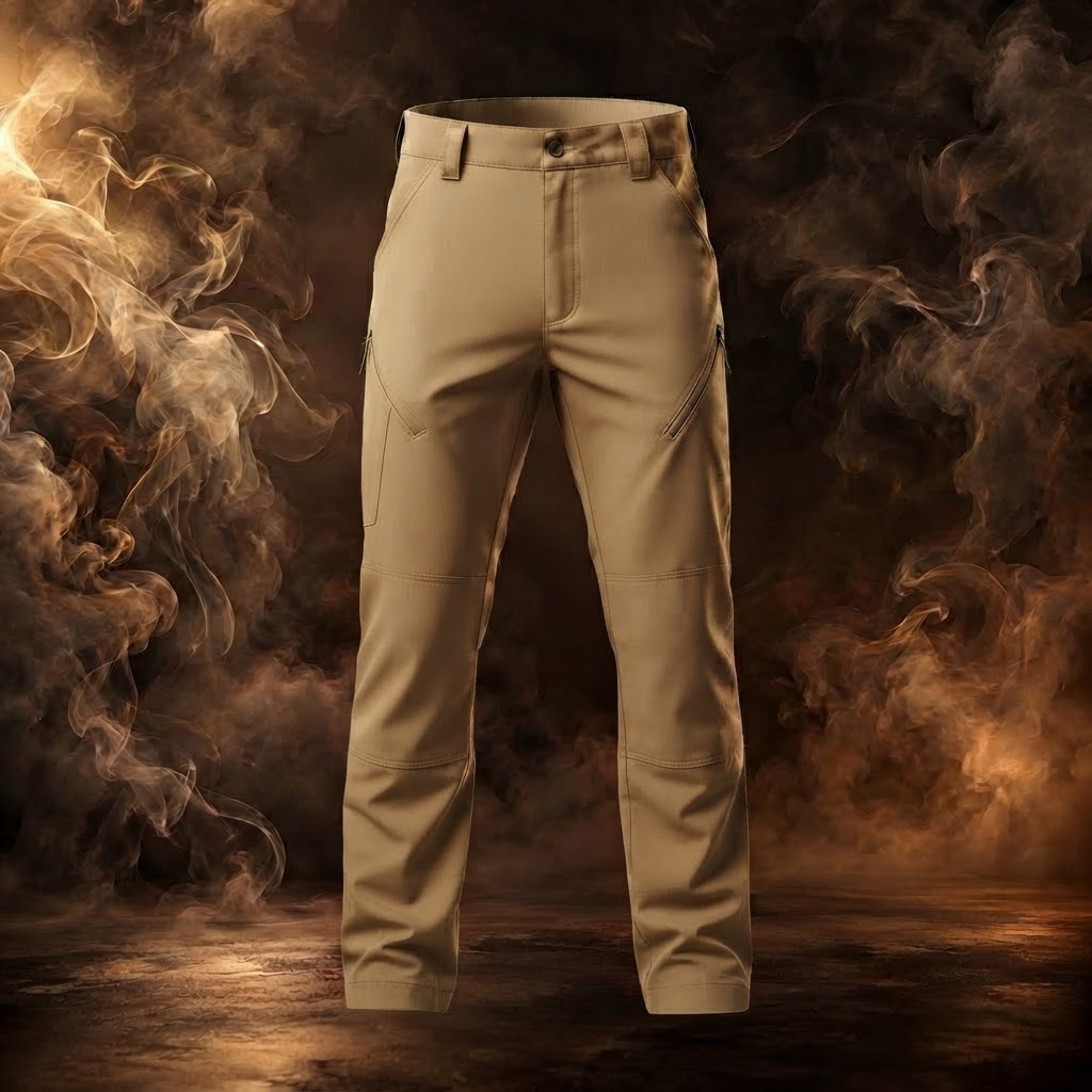 Silvano Waterproof Tactical Cargo Pants for Men - Tan