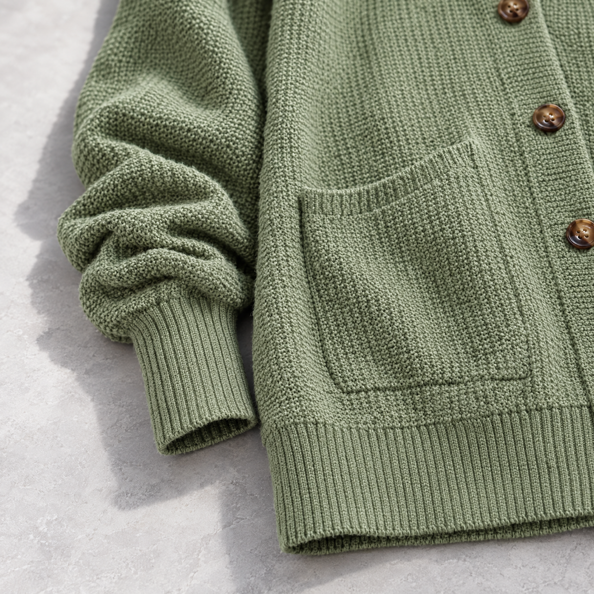 Isabella Oversized Hooded Long Knit Cardigan with Pockets for Women - Room for the hands.