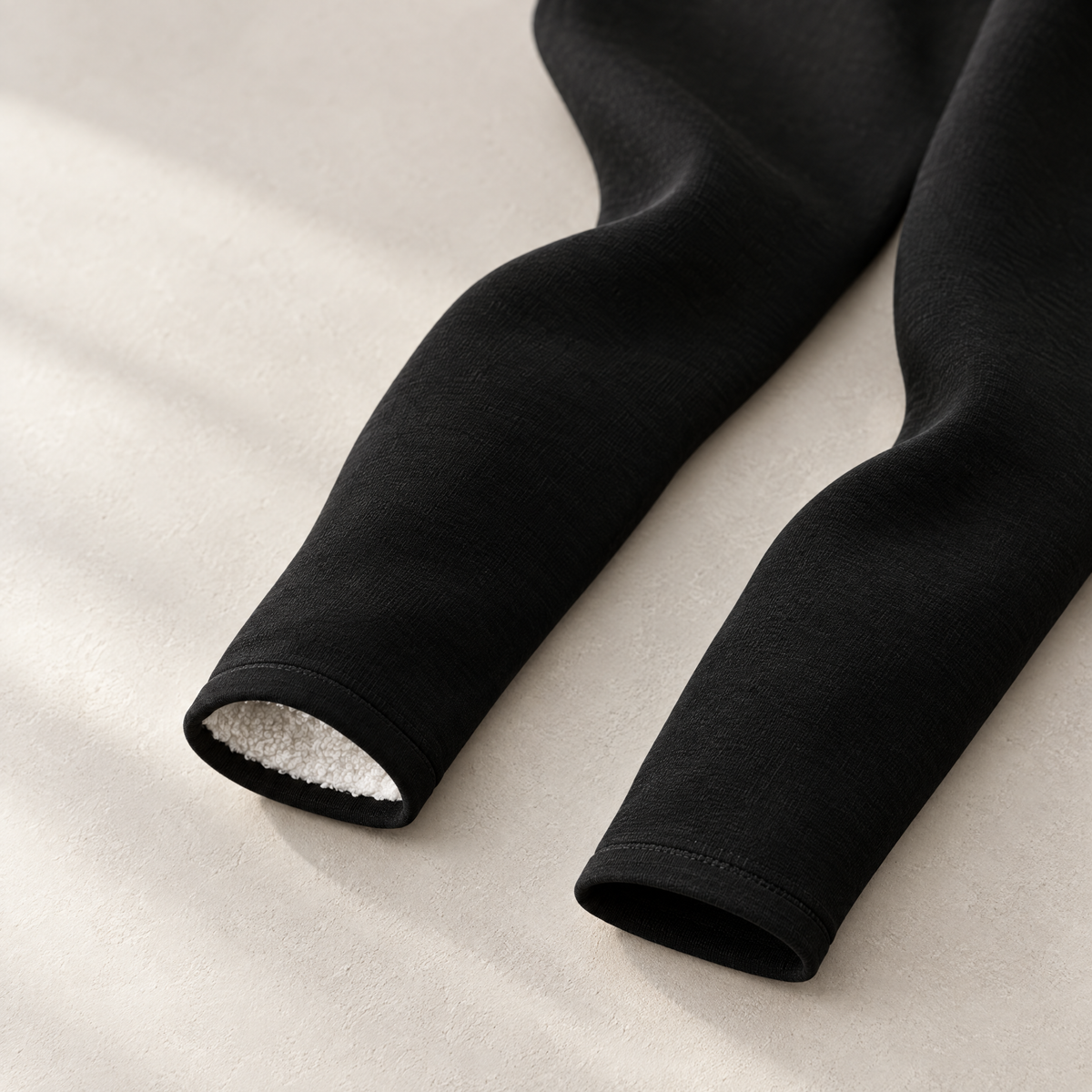 Mirabel Plus Size High Waisted Fleece Lined Leggings for Women - Full length.